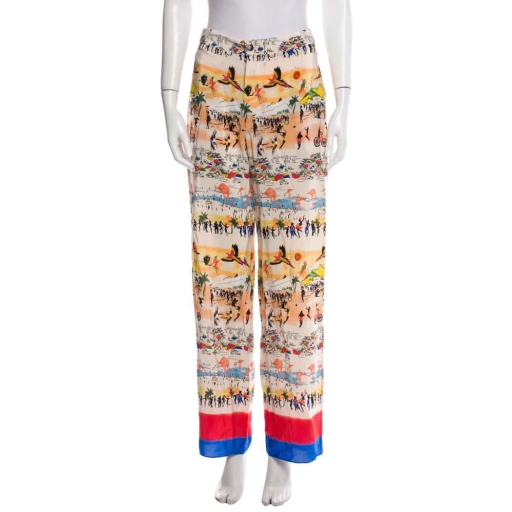 • Deveaux • Printed Wide Leg Silk Beach Print Pants
2 Fits like a small